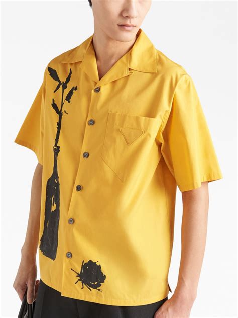 prada bowling shirt logo.